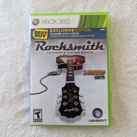 Microsoft Other - Great Condition: XBox 360 Rocksmith Authentic Guitar Video Game